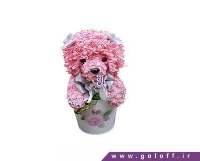 سفارش گل فانتزی - گل تولد نوزاد خرس مهربان - Flower Toy | گل آف